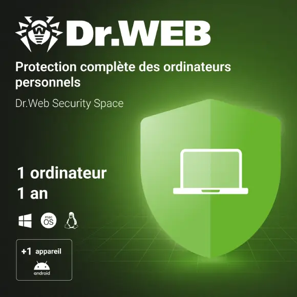 Dr.Web Security Space 1pc 1year fr